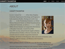 Tablet Screenshot of christy-thornton.com